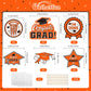30Pcs Graduation Party Decorations Class Of 2024 Congrats Grad Table Centerpiece
