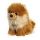 Aurora® Adorable Miyoni® Tots Pomeranian Pup Stuffed Animal - Lifelike Detail - Cherished Companionship - Brown 9 Inches