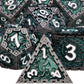 ARUOHHA 7pcs DND Metal Dice Set Dungeons and Dragons Dice Large Polyhedral Dice RPG Role Playing Dice D and D Dice D&D Dice Set