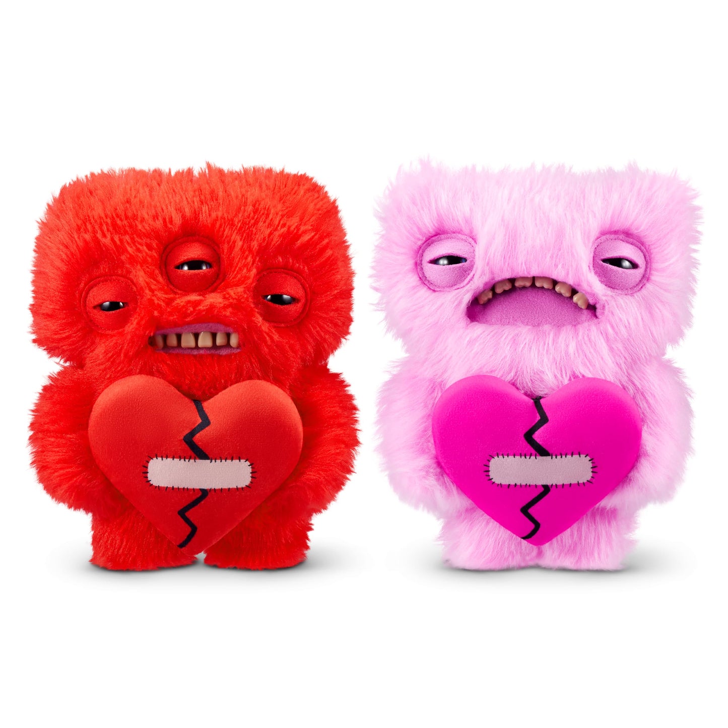 Fuggler Love Fugg by ZURU - Funny Ugly Monster Plush Toy, Collectible - Love Fugg in Refreshing Pink Color