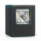 Venssu Mtg Deck Box With Front-Facing Commander Display, Card Deck Case Fit 100 Single Sleeved Cards, Pu Leather Magnetic Tcg St