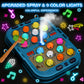 Hoperock Toddler Toys For 3 4 5 Year Old Boys,Toddler Games,With 2 Hammers,5 Modes Light-Up,9 Music Sprays,Interactive Education
