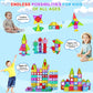 Showylive Magnetic Tiles For Kids, 110Pcs Educational Magnetic Blocks, Magnets Construction Toys, Magnetic Kids Toys, Constructi