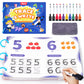 Joycat Preschool Learning Activities 48 Reusable Pages, Handwriting Practice For Kids Toddlers, Tracing Letter Number Workbooks, Educational Autism Busy Book, Learning Gift Toys For 3 4 5 Year Olds