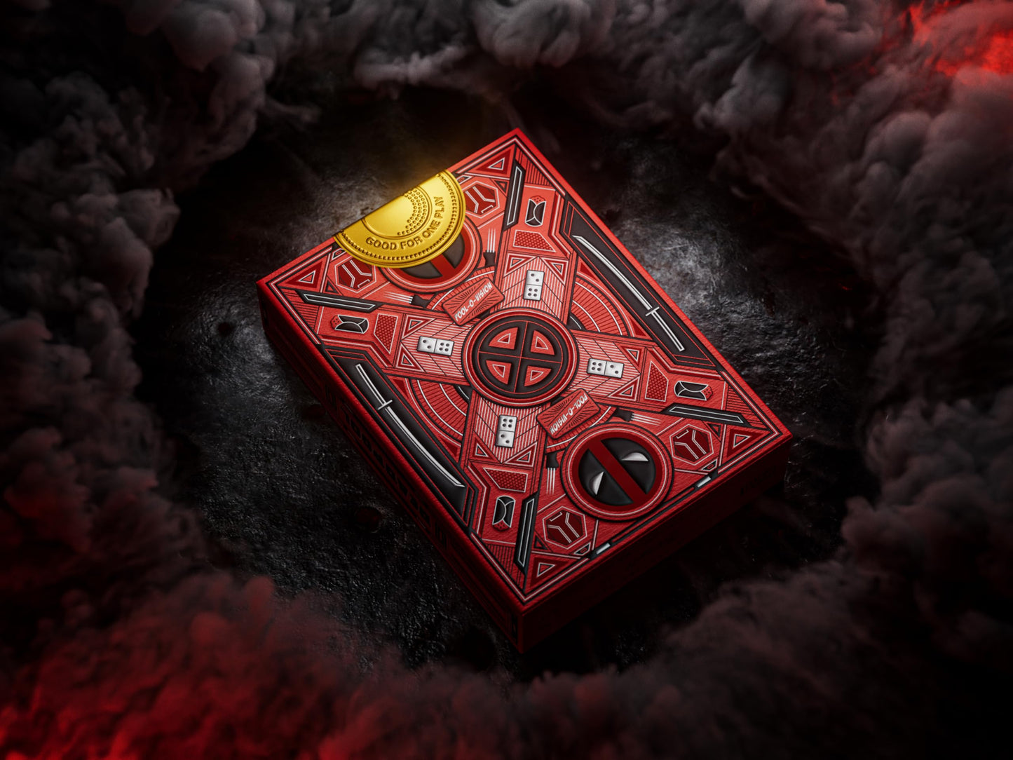 Deadpool enhanced Playing Cards