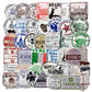 Vintage Travel Postmark Sticker Pack Of 60 Stickers Suitcase Stickers For Laptops Hydro Flasks Water Bottles Luggage