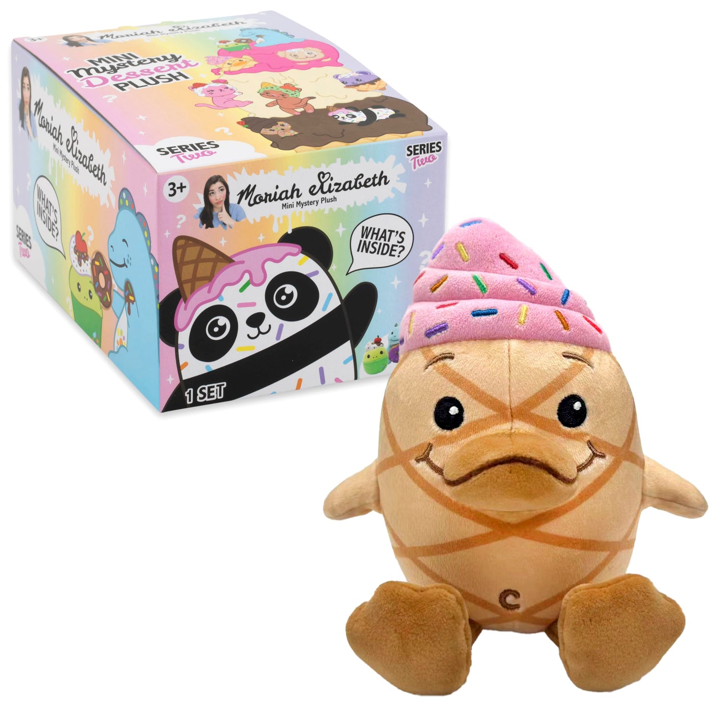 Moriah Elizabeth 6” Mini Mystery Plush 9 Pack Bundle - Multi, Model 80212-9BP, Official YouTube Merch