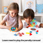 Iyuepeng 16Pcs Tetra Balance Tower Drop Game Fun Stacking Blocks With Storage Box & Wheel Spinner Balancing Interactive Board Ga