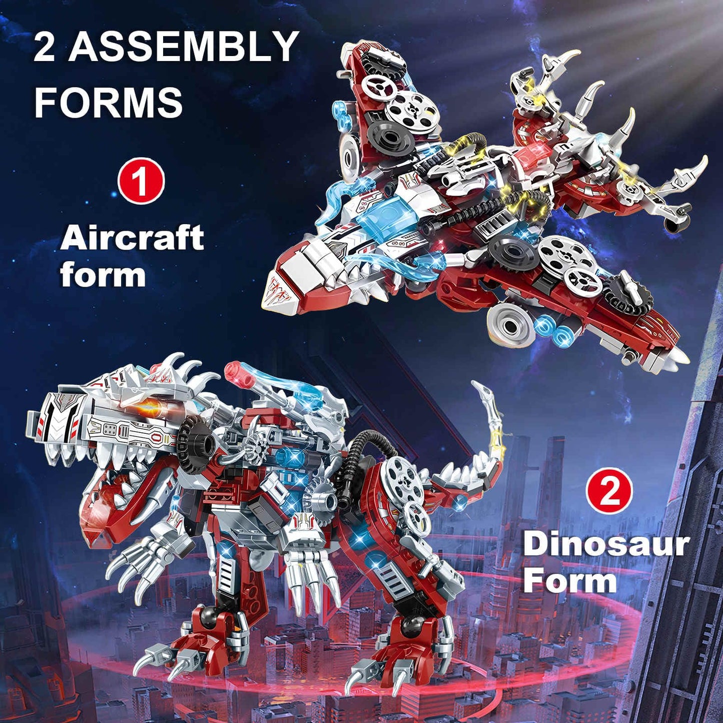 Crabegg Dinosaur Sets For Kids 7 8 9 10 11 12 Years Old, Dinosaurs Building Gift For Boys