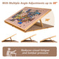 Lavievert Angle & Height Adjustable Puzzle Board With 2 Stands/Easels For Adults, Jigsaw Puzzle Plateau With 6 Drawers & Cover, Portable Tilting Table With Non-Slip Tabletop For Up To 1500 Pieces