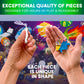 Quokka 3X100 Piece Puzzles For Kids Ages 6-8 – Glow-In-The-Dark Puzzles For Kids 8-10 | Space, Dinosaurs, Animals | Fun Educational Puzzles For Boys & Girls – Learning Games & Space Toys Gift For Kids