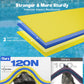 Warmounts Floating Water Mat, 9' X 6' Lily Pad Floating Mat, 3-Layer Tear-Resistant Xpe Foam Water Mat With 2 16.4'' Bungee Teth