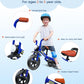 KRIDDO 2-in-1 Kids Balance Bike and Kids Tricycle for 2 to 5 Year Old, Toddler Balance Bike 2 Year Old with Detachable Pedals, T