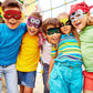 TEEHOME Superhero Masks Party Favors for Kid (33 Packs) Felt and Elastic - Superheroes Birthday Party Masks with 33 Different Ty