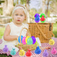 24 Pack Prefilled Easter Eggs With Bunny Stretchy Strings Sensory Fidget Toys Inside Great For Kids Aduts Toddlers Easter Basket