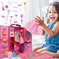 Bjdbus 110 Pcs Doll Wardrobe With Clothes And Accessories, Closet Set For 11.5 Inch Girl Doll Storage Wedding Gown Fashion Dresses Skirts Tops Pants Outfits Bikini Swimsuits Hangers Shoes Other Stuff
