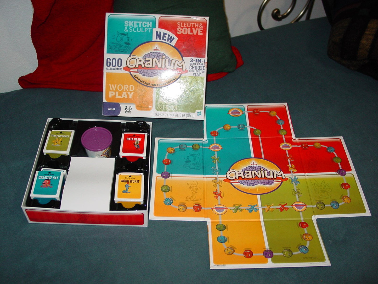 Hasbro Gaming NEW Cranium Board Game - Medium, Multicolor, Model 16577