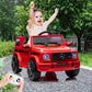 12V Kids Ride on Car, Licensed Mercedes Benz G63 Car for Kids w/Remote Control, Safety Lock, Soft Start, Wheels Suspension, LED