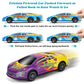 ZHFUYS 4 Pack 7 Inch Pull Back Cars Toy for Kids,Toy Cars for Kids Ages 3-8,Mini Vehicles Toy Race Cars Party Favors for Toddler