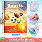 BenLouis 24 Pcs Mini Sports Coloring Books - Football, Basketball, Soccer, Baseball - Colorful Activity Books for Kids' Party Favors