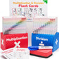 Multiplication Flash Cards, Math Flash Cards, Multiplication Division Flash Cards, Math Facts, Kids Math Games 2Nd 3Rd 4Th 5Th 6Th Grade, Times Table Flashcards | Bulk 352 Flashcards Set Ages 7-11