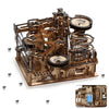 Sainsmart Jr. 3D Wooden Puzzles For Adults, Electric Marble Run Building Kit, Wooden Model Kits Spaceport, Creative Gifts For Teens Ages 14+ (Galaxy Walk)