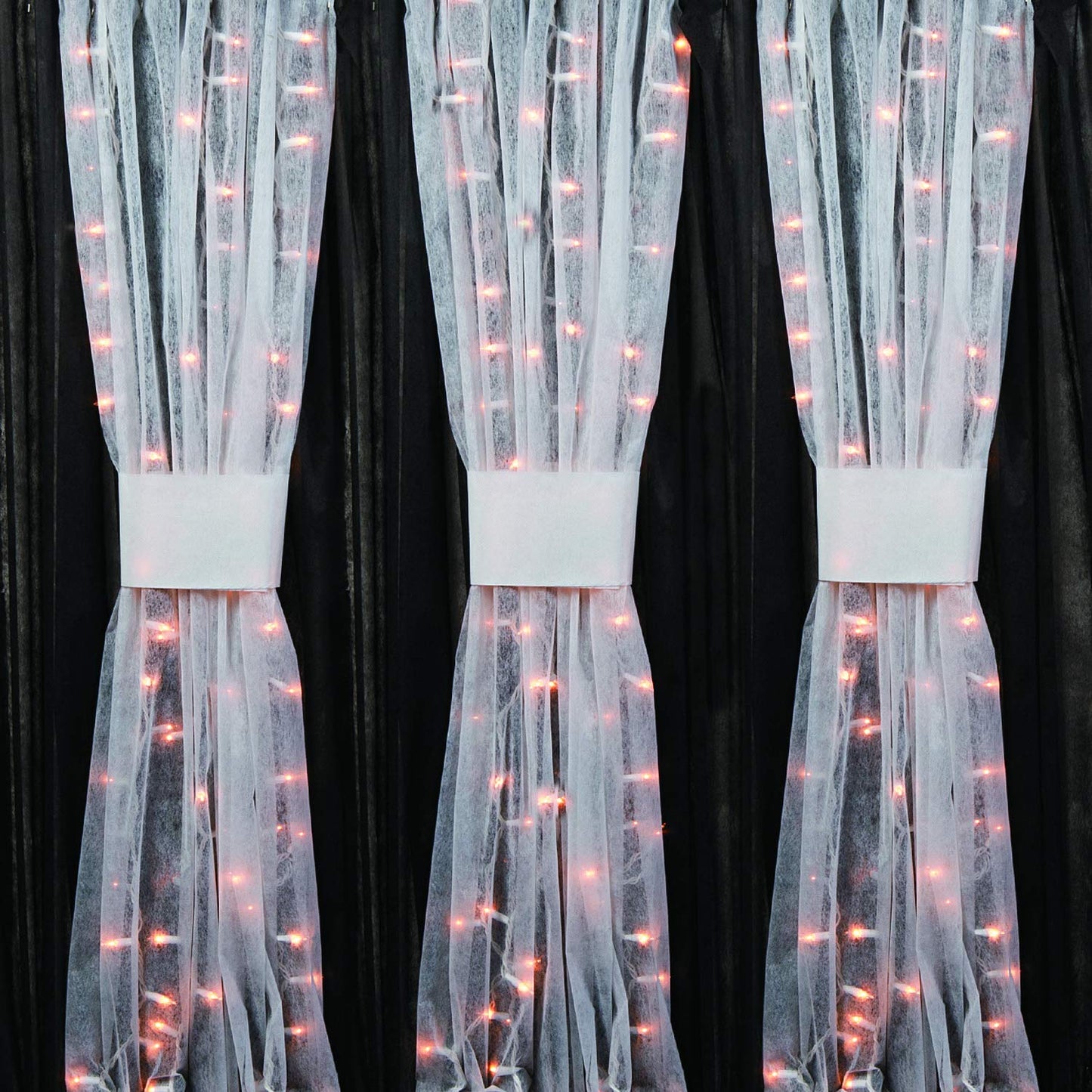 Fun Express Gossamer Roll Draping Fabric - White Sheer, 100 FT x 3 FT, Ideal for Weddings & Parties, Model fex+IN-3/2516