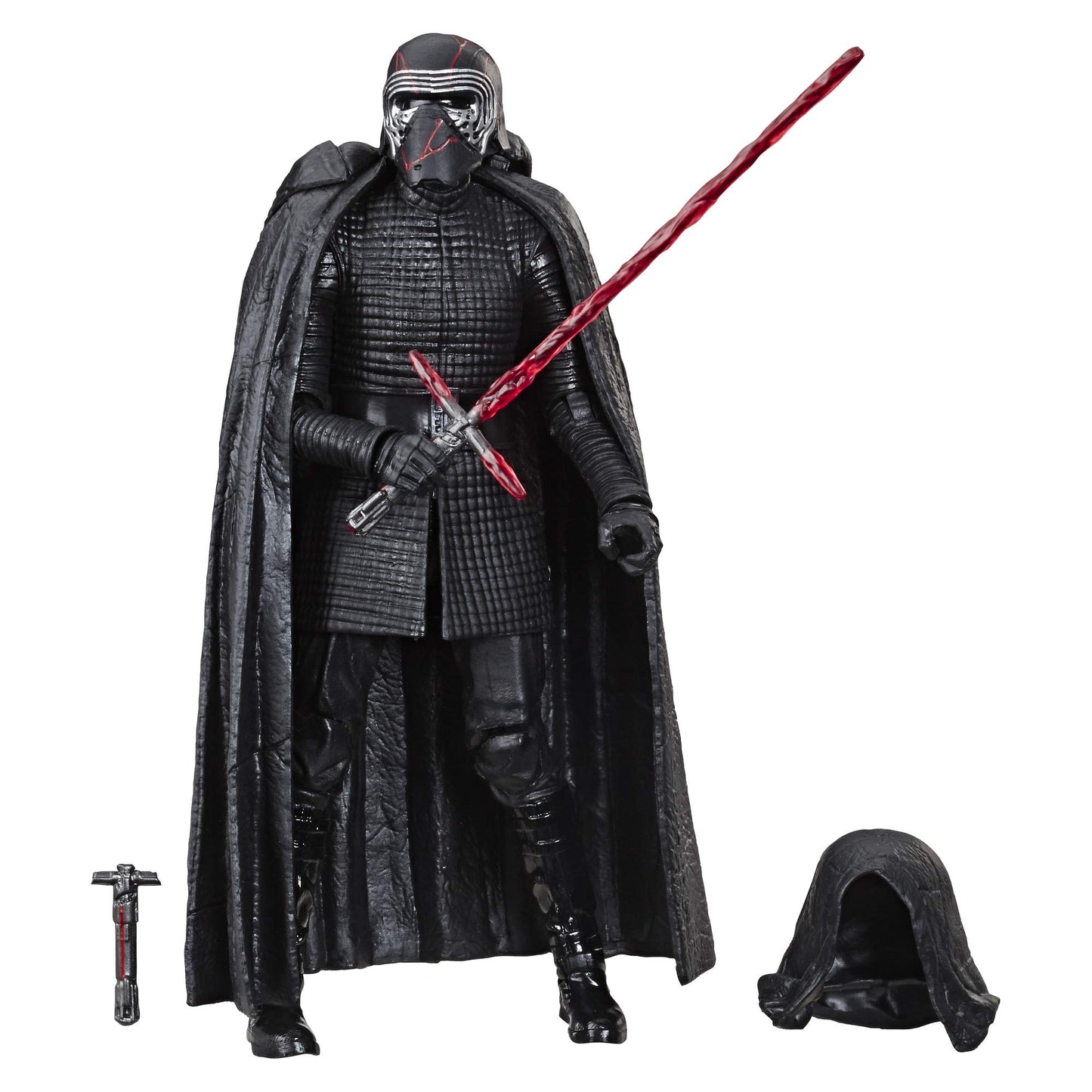STAR WARS The Black Series Kylo Ren 6" Collectible Figure, Plastic, Black, Model E4076AS00, For Kids Ages 4 & Up