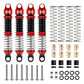 INJORA 59MM Threaded Shock Absorber Oil Damper for 1/18 RC Crawler Redcat Ascent18 Upgrade(Red)