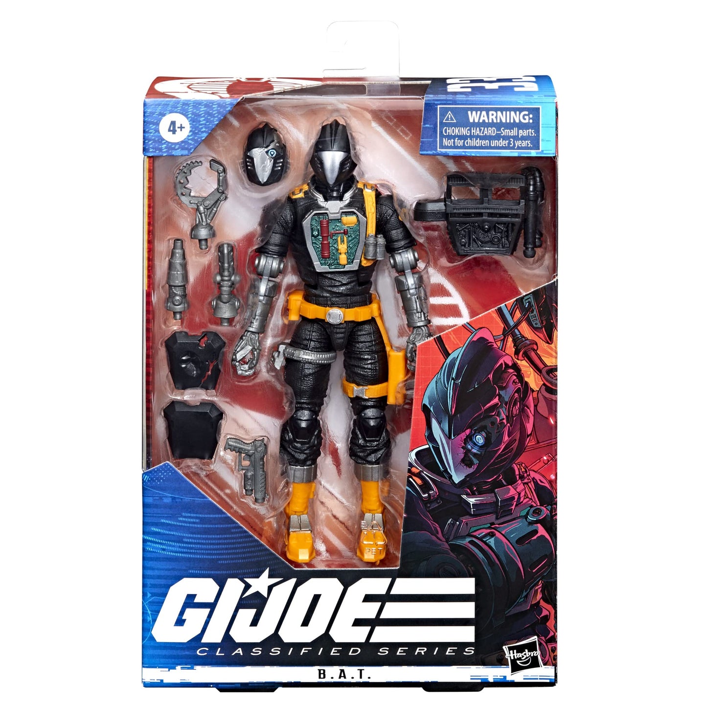 G.I. Joe Classified Series B.A.T. Action Figure 33 Collectible Premium Toy With Multiple Accessories 6-Inch-Scale With Custom Package Art