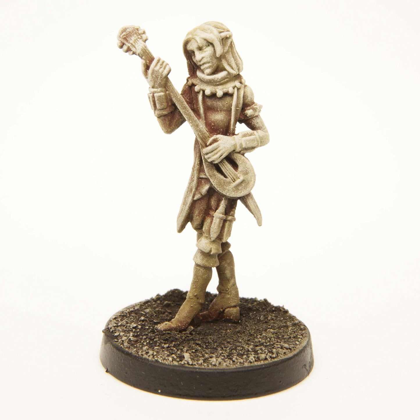Stonehaven Elf Bard Miniature Figure (For 28Mm Scale Table Top War Games) - Made In Usa