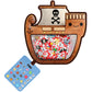 Bizyboo - The Original Seek & Find Plush - Hidden Object Search Problem Solving Educational Matching Game For Kids 2 And Up (Blackbeard)