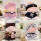 5pcs Handmade 15cm/17cm Doll Clothes for Labubu Outfits (No Doll)  enhanced Clothes Accessories with Hat  Shawl  Scarf   Skirt & Bag  Cute Fashion Clothes for Girls Boys Collectors (Dark Brown) AK054DB