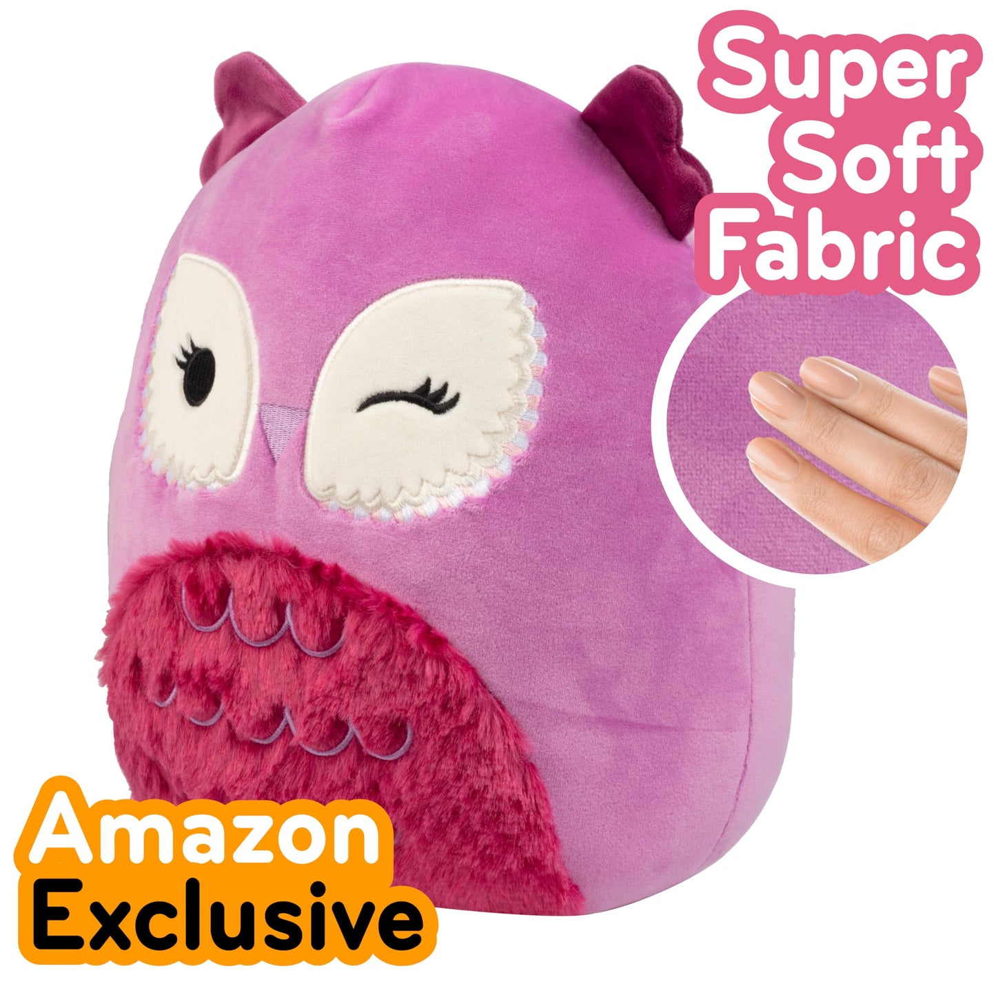 Squishmallows Original 10-Inch Aurura The Owl - Official Jazwares Valentine'S Day Plush - Collectible Soft & Squishy Fuzzy Owl S