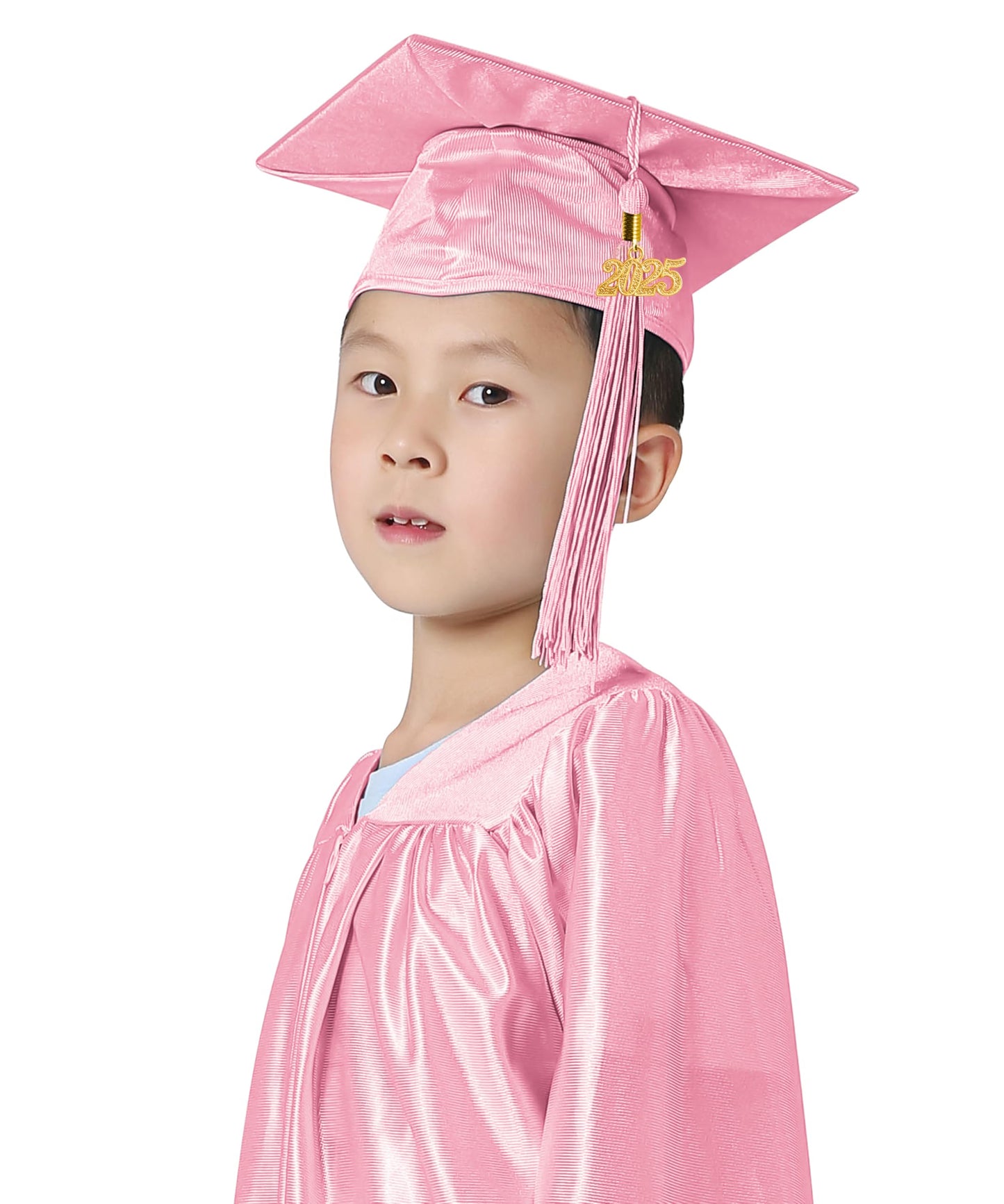 Graduatepro Kindergarten Graduation Cap And Gown Package Class Of 2025 For Kids With Stole Certificate As Party Gift Pink 33