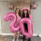 Pearlescent Pink 2 Balloon, Number Balloons 40 Inch, 2Nd Balloon Number Birthday Decorations, Second Two Birthday Party Supplies