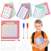 31 Pcs Multiplication Flash Cards Times Table Flash Cards, Math Problems From Easy To Hard, Multiplication Chart With 2 Dry Eras