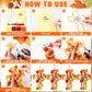Lunmon 24 Sets Fall Suncatchers Crafts Thanksgiving Fall Blessing Tissue Paper Craft Christian Religious Jesus Cross Ornament fo