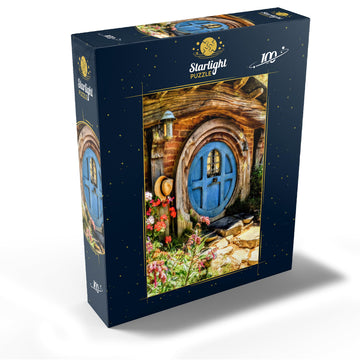 MyPuzzle 100 Piece Jigsaw Puzzle - Hobbit House in Hobbiton, Multi Color, Cardboard, Model 6311d3bc16b066fd565555c1