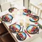 gisgfim Semi Truck Party Supplies Set - 96 Pcs Paper Plates & Napkins for Kids Birthday, Red Tractor Trailer Theme, Serves 24