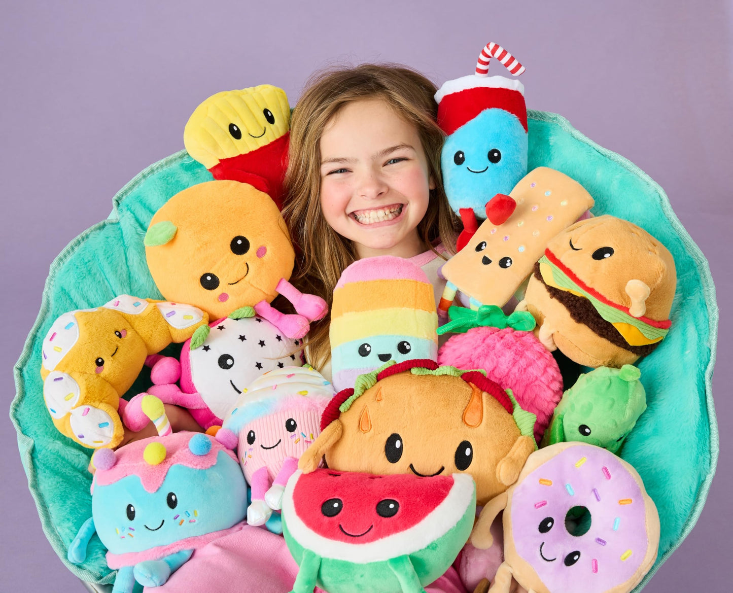 Iscream Screamsicles Kawaii Sweet Shop 8'' Plush - Croissant