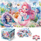 Jumbo Floor Puzzle for Toddlers & Kids Ages 3-5, 48-Piece Mermaid and Underwater Large Jigsaw Puzzle with Educational Fun, Great