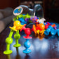 Fat Brain Toys Squigz Deluxe Set - 50-Piece Suction Construction Toys for Kids 3+, Multicolored, Model FA088-2