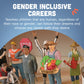 Constructive Playthings Pretend Professionals Career Toy Figure Set For Kids Ages 3+, Set Of 12 Freestanding Inclusive And Diver