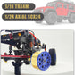 HOPLEX Brass Internal Beadlock Ring Clamp Ring Fit 1.0'' Wheel Rim for 1/18 TRX4M 1/24 RC Crawler Axial SCX24 Upgrade Parts