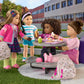 American Girl Truly Me 18-inch Doll Playset - Hungry for Hot Lunch, Includes Sandwich, Soup, Fruit, Brownie, Lavender, Model HPG88