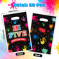 Hi Five Painting Party Favor Bags - 50Pcs Colorful Art Paint Goody Candy Treat Gift Bags, Artist Drawing Theme Plastic Birthday