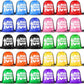 Sunnymove 30 Pcs Jesus Loves Me Drawstring Backpack Bulk Religious Christian Gift Bags Bible Verse Cross Goodie Candy Treat Stri
