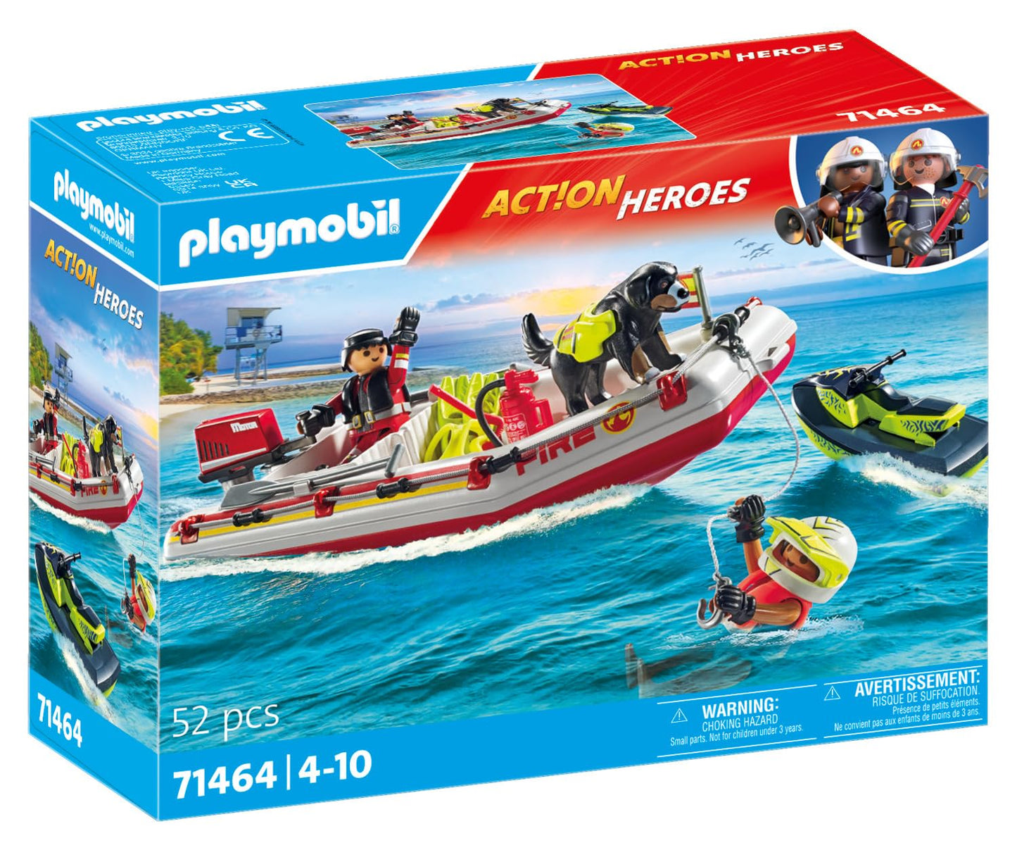 Playmobil Fireboat With Aqua Scooter
