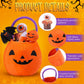 11 Pcs Halloween Pumpkin Set Halloween Plush Toys Stuffed Pumpkin Plush Ghost Candy Corn Bat Pumpkin Baskets Halloween With Hand